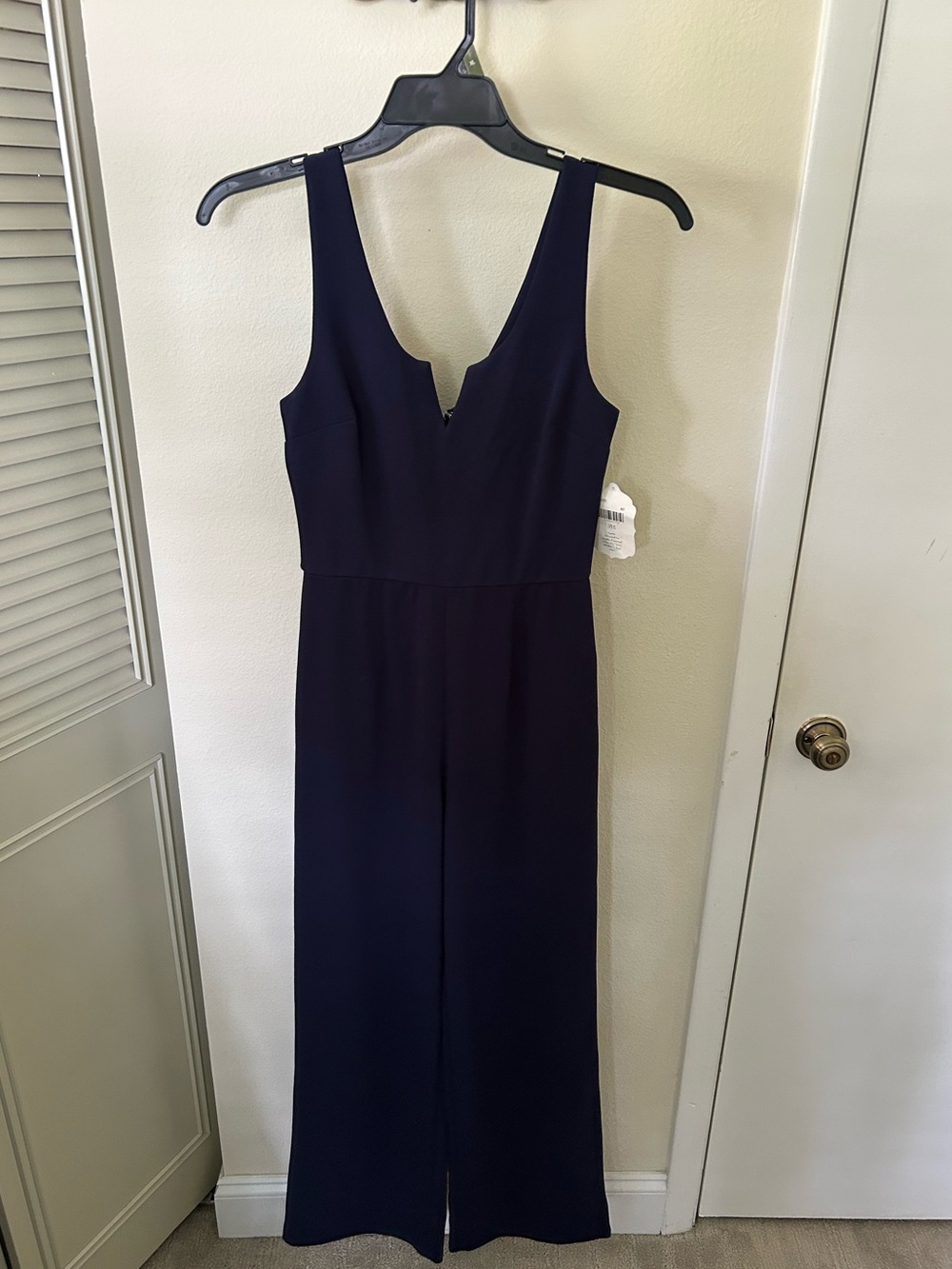 Altar'd State Navy Blue Sleeveless Jumpsuit